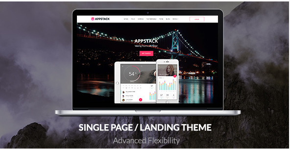 AppStack - Best OnePage WordPress Themes