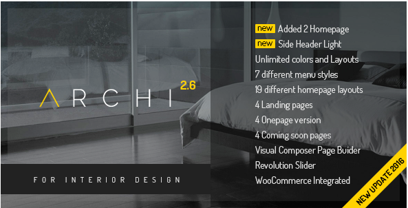 Archi - Interior Design WordPress Theme