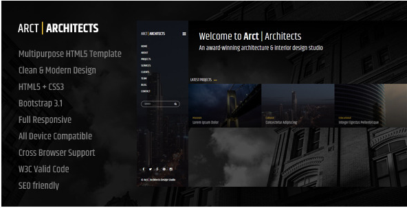 Arct - Architects Corporate Template