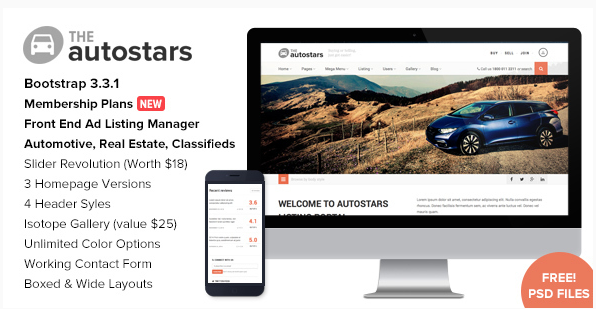 Auto Stars - Car Dealership & Listings WP Theme