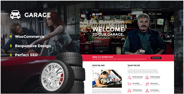 Automotive WordPress Theme - Garage