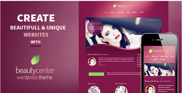 Beauty Center - Responsive WordPress Theme