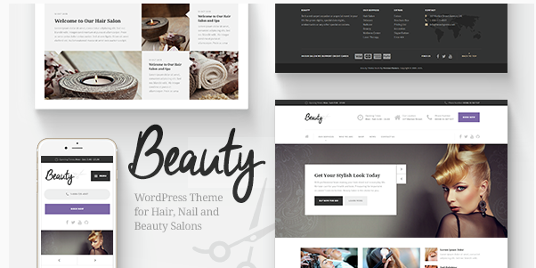 Beauty - Hair Salon, Nail, Spa, Fashion WP Theme