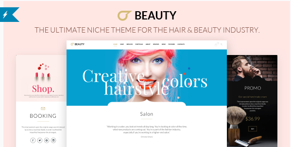 Beauty Hair Salon - Theme for Hair Salon , Barber Shop and Beauty Salon