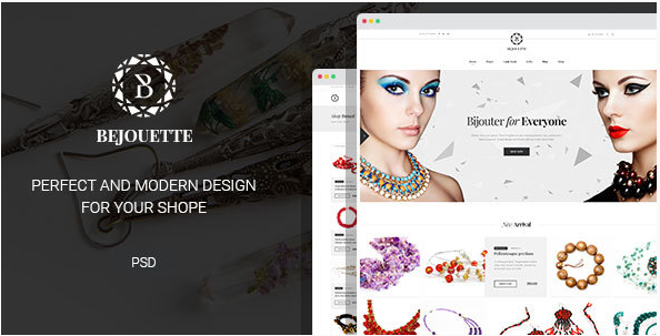 Bejouette - Handmade Jewelry Designer PSD Template