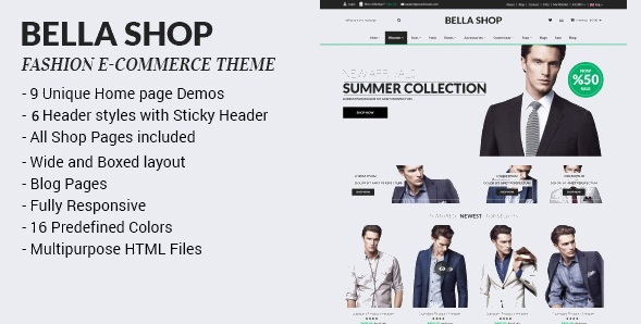 Bella Shop: Best Ecommerce Drupal Themes