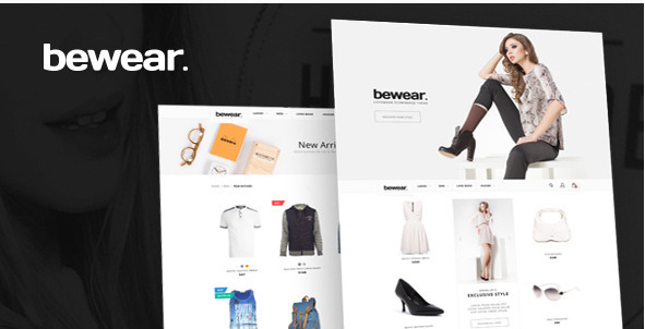 Bewear - Lookbook Style eCommerce PSD Template