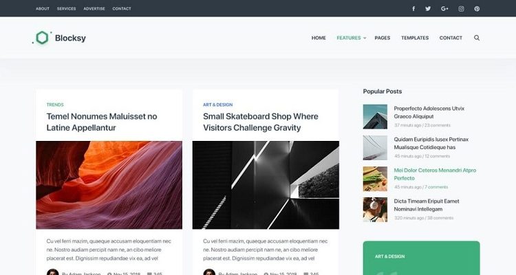 Free Blog WordPress Themes