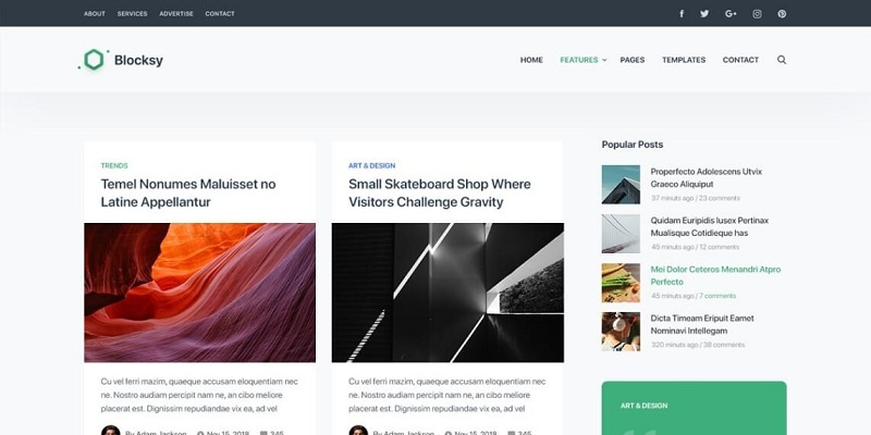 Free Blog WordPress Themes