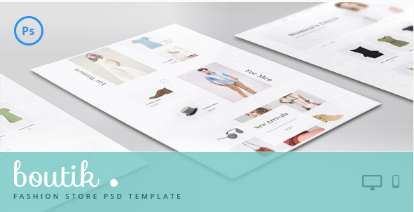 Boutik - Fashion Store PSD Template