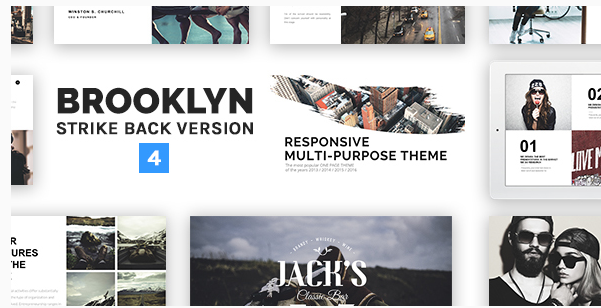 Brooklyn Responsive Multi-Purpose WordPress Theme