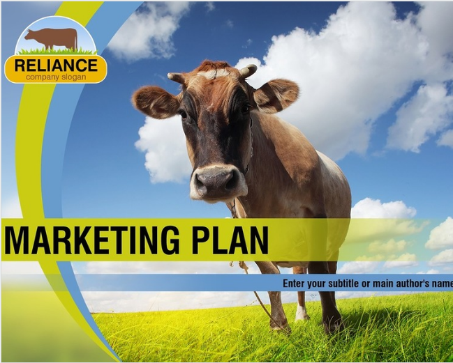 Cattle Farm: Best Premium Business Services PowerPoint Templates