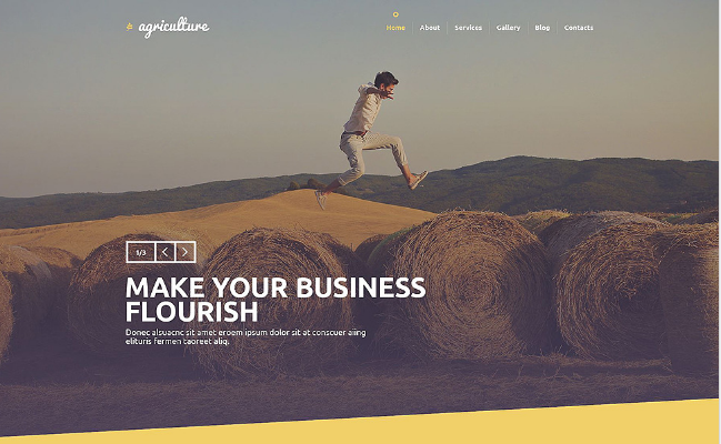 CROP FARMING: Farming WordPress Themes