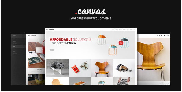 Canvas Interior & Furniture Portfolio WP Theme