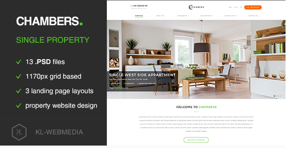 Chambers - Single Property PSD Template