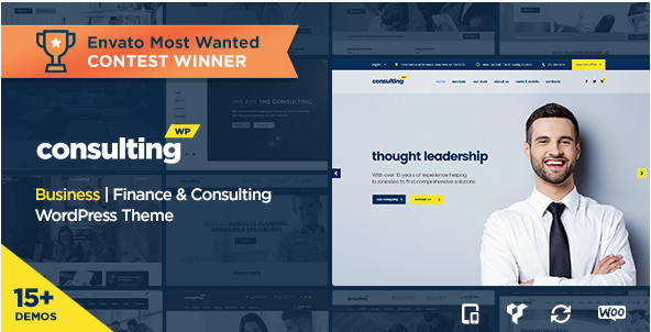 Consulting - Business, Finance WordPress Theme