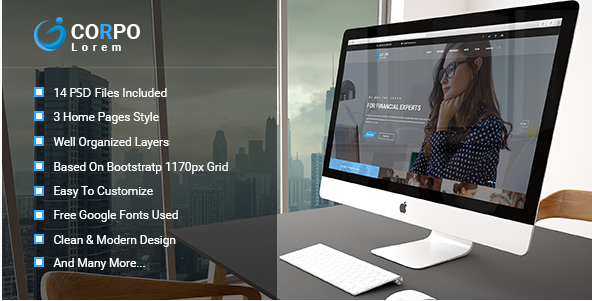 Corpo - The Ultimate Financial Business Template