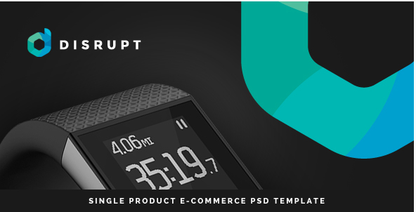 Disrupt - Single Product e-Commerce PSD Template