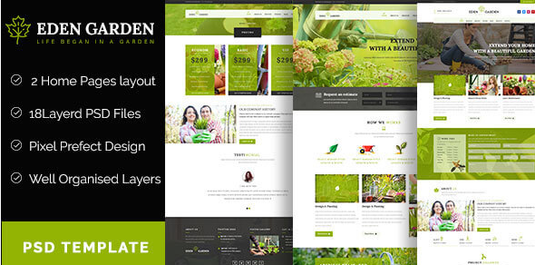 15+ Best Agriculture PSD Templates 2016