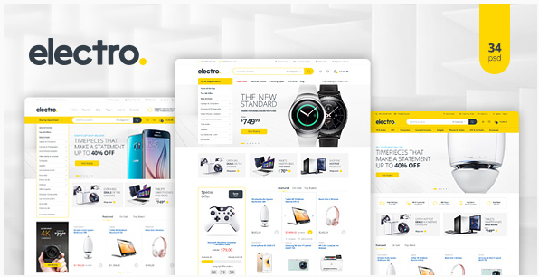 Electro - Electronics eCommerce PSD