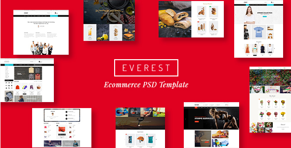 Everest: Best Jewellery PSD Templates