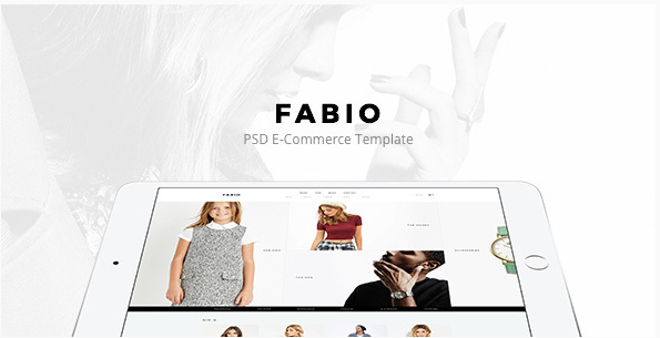 Fabio - Fashion E-commerce PSD