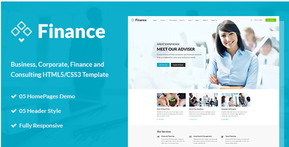 Finance - Business & Financial HTML5 Template