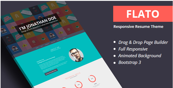 26+ Best Resume vCards Wordpress Themes 2016