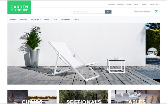 Garden Furniture Magento Theme