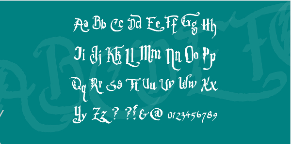 Harry Potter Bold Font