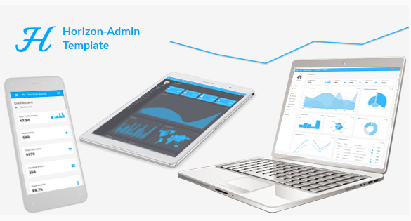 Horizon: AngularJS Admin Templates