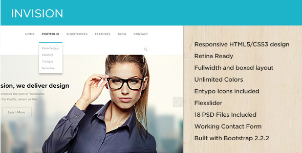 INVISION Corporate Site Template