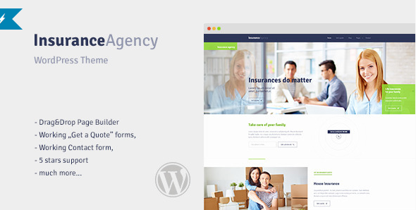 20+ Best Insurance WordPress Themes of 2016