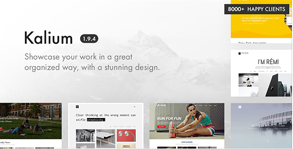 Kalium - Creative Theme for Professionals