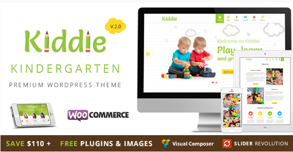 Kiddie: Popular Premium WordPress Themes