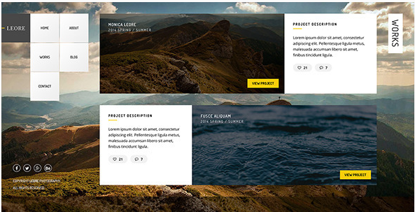 LEORE: Best Photography Html Templates