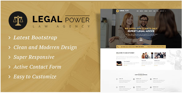 Legal Power: Top Political HTML Templates