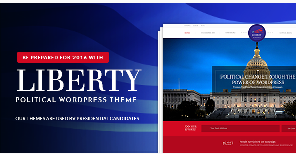 Liberty - Your Political WordPress Theme