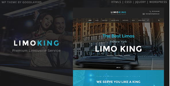 Limo King - Limousine  Transport  Car Hire Theme