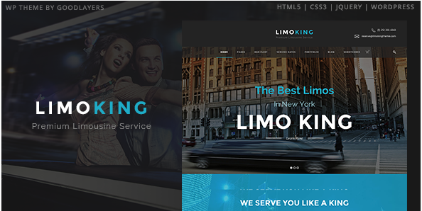 Limo King - Limousine Transport Car Hire Theme