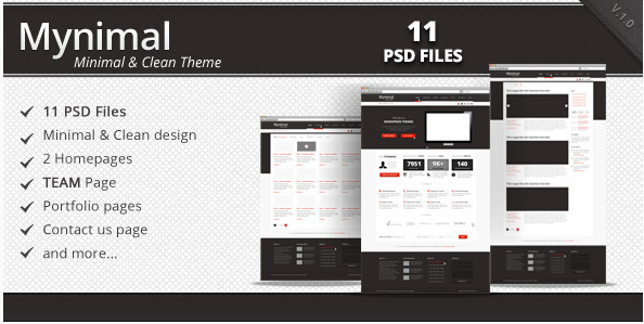 Mynimal - Clean & Minimal Corporate Theme