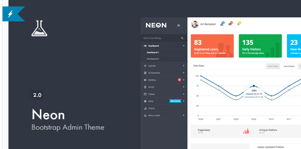 Neon - Bootstrap Admin Theme