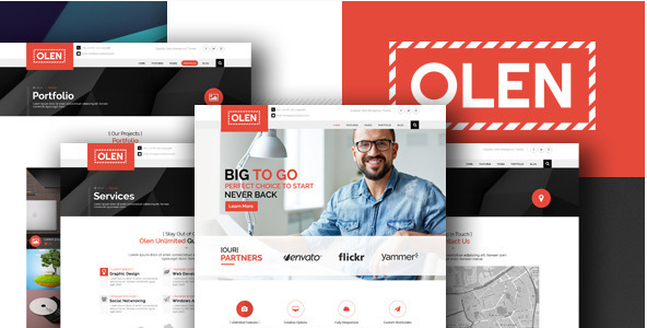 OLEN - Multipurpose Corporate PSD Template