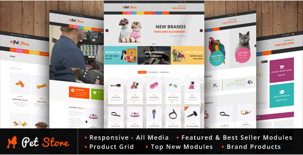 Pet Store - WordPress WooCommerce Theme for pets and vets