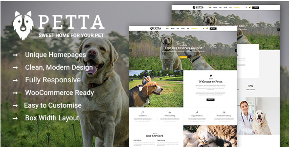 Petta - Premium Pet Care WordPress Theme