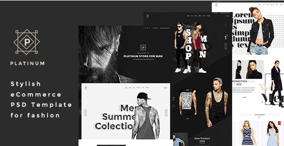 Platinum - Stylish ecommerce PSD Template for Fashion