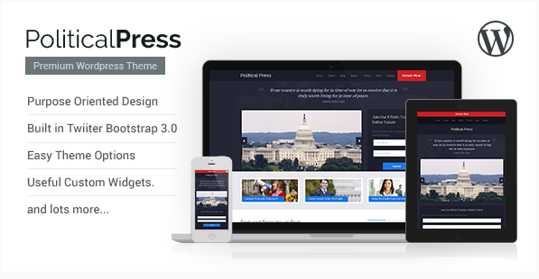 Political Press - Responsive WordPress Theme