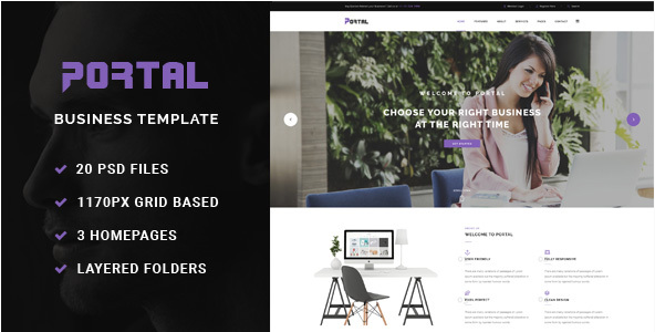 Portal - Business Template