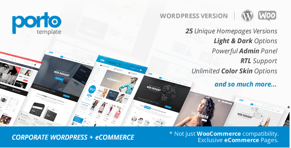 Porto  Responsive WordPress + eCommerce Theme