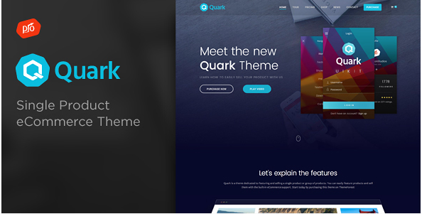 Quark - Single Product eCommerce Theme